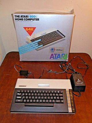 Vintage Atari 800xl Home Computer 1983