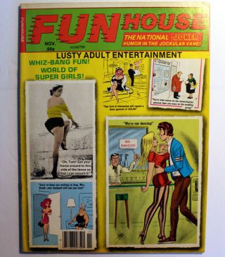 1978 November Fun House Vol 21 No 10 Vintage Adult Comic By Humorama