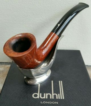 & Scarce 1973 Dunhill Root Briar Horn Shape 901 Estate Pipe Pipa Pfeife