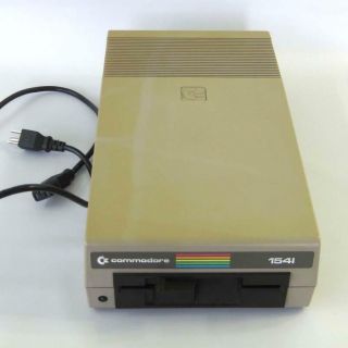 Commodore Single Floppy Disk Drive 1541 Vintage For 64 3