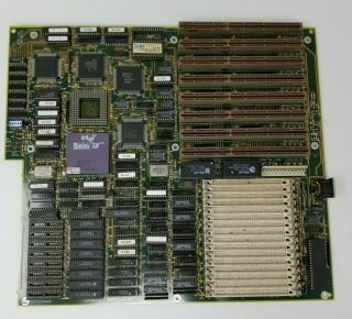 Vintage Eisa Motherboard With Intel I486 Dx 33mhz A80486dx - 33 Ami Burndy