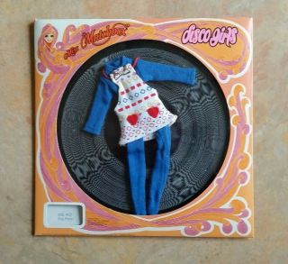 Vintage Hasbro Miss Matchbox Disco Girls Pop Pinny Outfit In Package