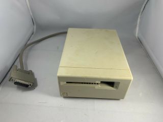 Apple Macintosh M0130 External 400k Floppy Disk Drive For Vintage Mac As - Is