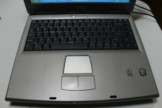 Vintage Dell Inspiron 1150 laptop computer (PP08L) Windows XP 3