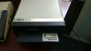 Vintage ATARI 1050 Dual Density Disk Drive for Home Computer, 2