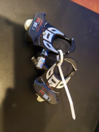 Vintage Look A5.  1 Clipless Pedals Black France (use Delta Cleats)
