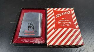 1959 Zippo Lighter Boxed Roosevelt Paper Company