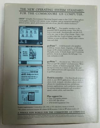GEOS128 Graphic Environment Operating System for Commodore 128 2
