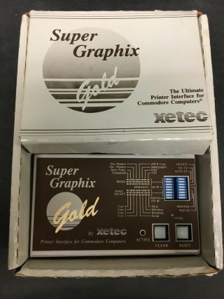 Graphics Gold The Ultimate Printer Interface For Commodore Computers Boxed