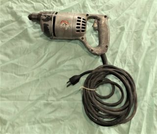 Vintage Black & Decker Bd 1/4 " Heavy Duty " D " Handle Electric Drill,