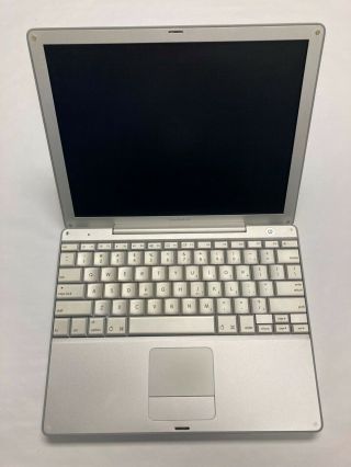 Apple Powerbook G4 12 " A1010 1.  25gb Ram,  80gb Hdd - - Great