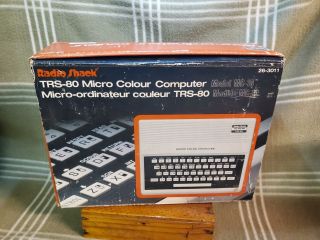Vintage Nos Radio Shack Trs - 80 Mc - 10 Micro Color Computer.  26 - 3011