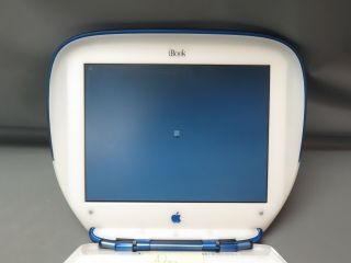 Vintage Apple Mac iBook Clamshell Computer M6411 PowerPC G3 3