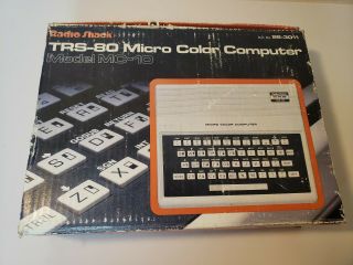 Radio Shack Trs - 80 Mc - 10 Micro Color Computer Very Good - 26 - 3011