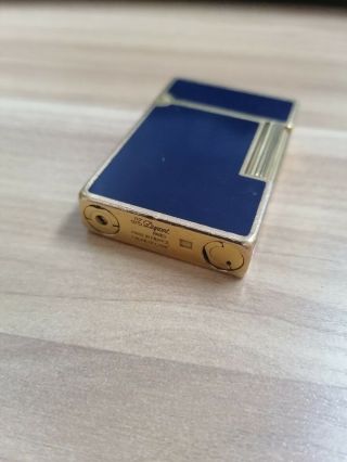ST Dupont Lighter blue Chinese Lacquer,  great 2