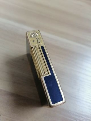 ST Dupont Lighter blue Chinese Lacquer,  great 3