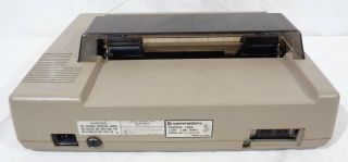 Vintage Commodore 1526 Dot Matrix Printer w/ Dust Cover - Powers On 2