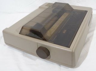 Vintage Commodore 1526 Dot Matrix Printer w/ Dust Cover - Powers On 3