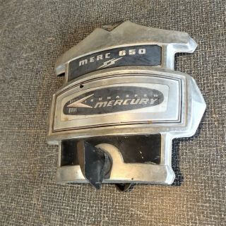 Vintage Mercury Outboard Merc Thunderbolt 650 Faceplate Front Cover,  65 Hp