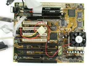 Vintage Abit AB - PX5 AT Socket 7 Motherboard w/ Pentium MMX 150MHz CPU & 64MB RAM 3