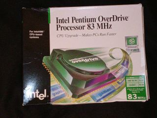 Vintage Pentium Overdrive Processor Upgrade - 486 To 83mhz - Open Box