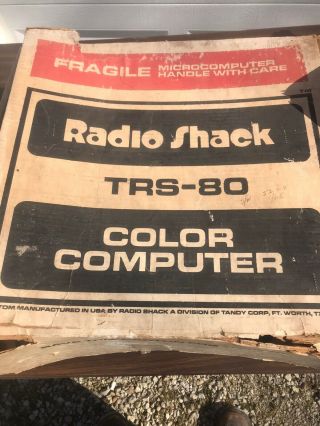 Radio Shack Trs - 80 4k Color Computer