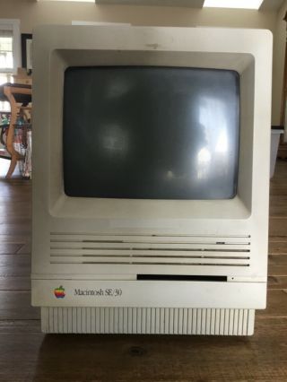 Apple Macintosh M5011 Se/30 Desktop Shell / Case Vintage With Tube