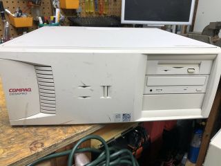 Vintage Compaq Desktop Pro With Intel Pentium Ii