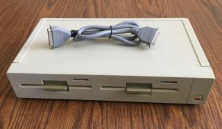 Apple Ii Duodisk Drive A9m0108 With Cable.  -