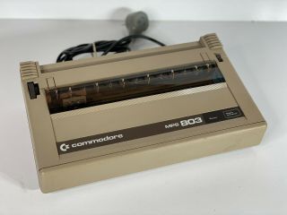 Commodore 64 Dot Matrix Computer Printer Mps - 803 Vintage 1985