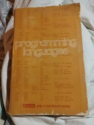 Programming Languages Digital Pdp - 8 Handbook Series