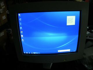 Proview Crt Pro - 730 Ef - 772ns 17 " Color Vintage Gaming Monitor,  Wht