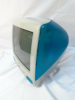 Vintage Apple iMac G3 Blueberry M4984 Mac OS 9.  2 333MHz 32MB 6GB 2