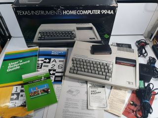 1983 Texas Instruments Home Computer Ti - 99/4a,  With Football,  Record Keeping