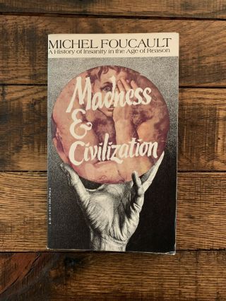 Michel Foucault Madness & Civilization Rare Vintage Books 1973 Edition