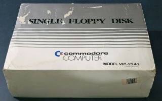 C64 Commodore 64 Vic 1541 Floppy Drive W/power Cable Box