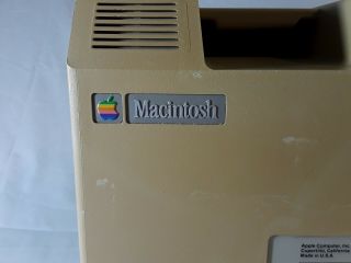 Vintage Apple Macintosh 128k Computer M0001 Not Upgraded To 512 Rare