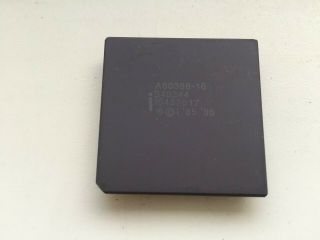 A80386 - 16 S40344,  Intel 386 - 16,  No Double Sigma,  Very Rare And Early Vintage Cpu