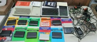 2 Vtg Texas Instruments Ti - 99/4a Home Gaming Computer Games Controllers,  More