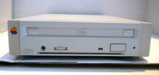 Apple Cd 300 External Cd - Rom Drive,  Macintosh Scsi Vintage & Rare 1993.