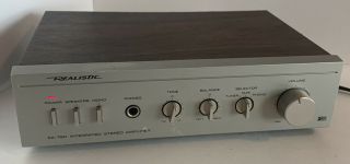 Vintage Realistic Sa - 150 Integrated Stereo Amplifier Model 31 - 1955