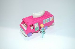 Vintage Polly Pocket 1994 Home On The Go Rv Bluebird Toys Complete -