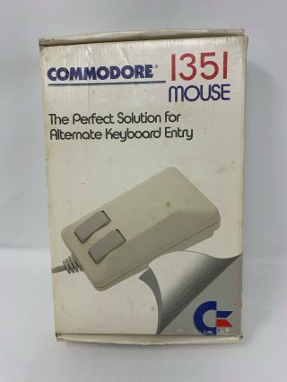 Commodore 1351 Mouse For Commodore 64/128 With User 