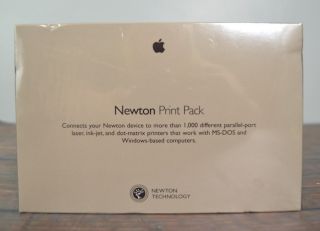 Vtg Apple Newton Print Pack H0015ll/b In Shrink Wrap Printpack Apple 1998