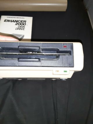 Commodore Enhancer 2000 Disk Drive With User Guide Enhancer Only.