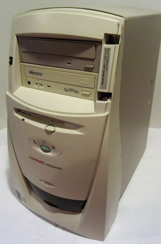 Vintage Compaq Presario 5170 (intel Pentium Ii 350mhz 128mb No Hdd)