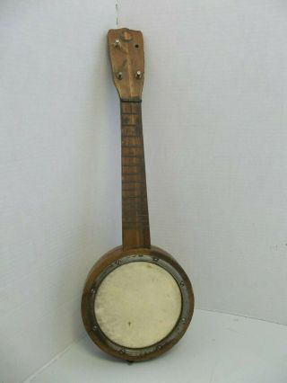 Old Vintage Banjo/ukelele - In Need Of Restoration