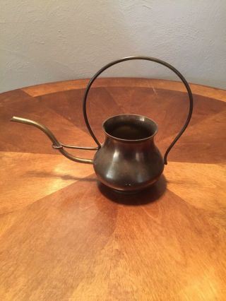 Vintage Rustic Copper Watering Can India Long Spout