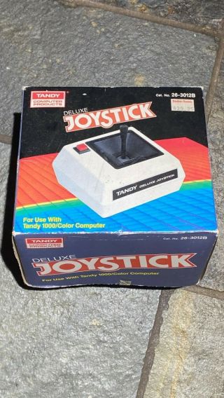 Tandy Joystick Deluxe 26 - 3012b Radio Shack Box.