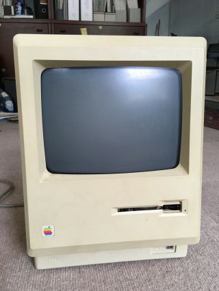 Vintage Apple Macintosh 128k Upgraded To 512k W/ Receipt